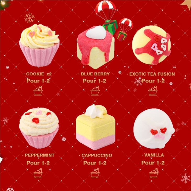 Christmas Scented Bath Bombs